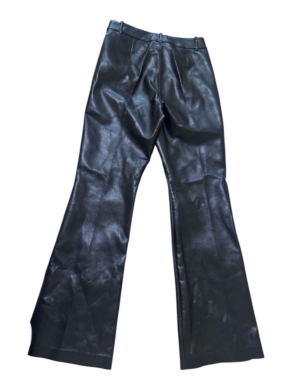 Wilfred Black Faux Leather Boot Cut Pants - Picture 6 of 7